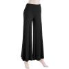imageLL Womens Chic Palazzo Lounge Pants  Made in USAWb750black