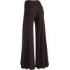 imageLL Womens Chic Palazzo Lounge Pants  Made in USAWb750brown