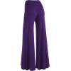imageLL Womens Chic Palazzo Lounge Pants  Made in USAWb750darkpurple