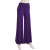 imageLL Womens Chic Palazzo Lounge Pants  Made in USAWb750darkpurple