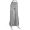 imageLL Womens Chic Palazzo Lounge Pants  Made in USAWb750heathergray