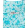 imageLock and Love Womens Casual High Waist SolidTie Dye Fold Over Flowy Long Maxi SkirtWb1058aqua