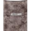 imageLock and Love Womens Casual High Waist SolidTie Dye Fold Over Flowy Long Maxi SkirtWb1058brown