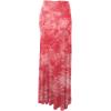 imageLock and Love Womens Casual High Waist SolidTie Dye Fold Over Flowy Long Maxi SkirtWb1058coral