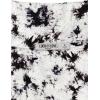 imageLock and Love Womens Casual High Waist SolidTie Dye Fold Over Flowy Long Maxi SkirtWb1058whiteblack