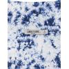 imageLock and Love Womens Casual High Waist SolidTie Dye Fold Over Flowy Long Maxi SkirtWb1058whitenavy