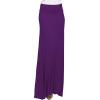 imageLock and Love Womens Casual High Waist SolidTie Dye Fold Over Flowy Long Maxi SkirtWb670barney