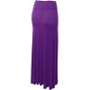 imageLock and Love Womens Casual High Waist SolidTie Dye Fold Over Flowy Long Maxi SkirtWb670barney