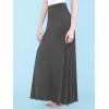 imageLock and Love Womens Casual High Waist SolidTie Dye Fold Over Flowy Long Maxi SkirtWb670hdg