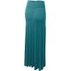 imageLock and Love Womens Casual High Waist SolidTie Dye Fold Over Flowy Long Maxi SkirtWb670jade
