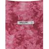 imageLock and Love Womens Casual High Waist SolidTie Dye Fold Over Flowy Long Maxi SkirtWine Red