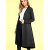imageLock and Love Womens Casual Long Open Front Drape Lightweight Duster High Low Hem Maxi Long Sleeve CardiganWsk2291charcoal