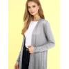 imageLock and Love Womens Casual Long Open Front Drape Lightweight Duster High Low Hem Maxi Long Sleeve CardiganWsk2291heathergrey