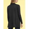 imageLock and Love Womens Casual Long Open Front Drape Lightweight Duster High Low Hem Maxi Long Sleeve CardiganWsk2294charcoal