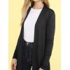 imageLock and Love Womens Casual Long Open Front Drape Lightweight Duster High Low Hem Maxi Long Sleeve CardiganWsk2294charcoal