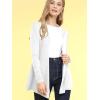 imageLock and Love Womens Casual Long Open Front Drape Lightweight Duster High Low Hem Maxi Long Sleeve CardiganWsk2294white