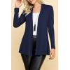 imageLock and Love Womens Casual Long Open Front Drape Lightweight Duster High Low Hem Maxi Long Sleeve CardiganWsk2388navy
