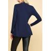 imageLock and Love Womens Casual Long Open Front Drape Lightweight Duster High Low Hem Maxi Long Sleeve CardiganWsk2388navy