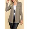 imageLock and Love Womens Casual Long Open Front Drape Lightweight Duster High Low Hem Maxi Long Sleeve CardiganWsk2388taupe