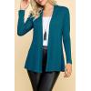 imageLock and Love Womens Casual Long Open Front Drape Lightweight Duster High Low Hem Maxi Long Sleeve CardiganWsk2388teal