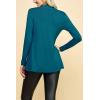 imageLock and Love Womens Casual Long Open Front Drape Lightweight Duster High Low Hem Maxi Long Sleeve CardiganWsk2388teal