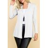 imageLock and Love Womens Casual Long Open Front Drape Lightweight Duster High Low Hem Maxi Long Sleeve CardiganWsk2388white