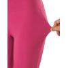 imageLock and Love Womens Comfy Cotton Spandex Stretchy Slim Fit Bootleg Ankel Lenth Capri Casual Workout Yoga Leggings