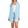 imageLock and Love Womens Drape Front Open Cardigan Long Sleeve Irregular Hem S5XL Plus SizeWsk2105aqua