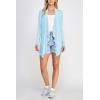 imageLock and Love Womens Drape Front Open Cardigan Long Sleeve Irregular Hem S5XL Plus SizeWsk2105aqua