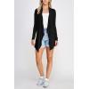 imageLock and Love Womens Drape Front Open Cardigan Long Sleeve Irregular Hem S5XL Plus SizeWsk2105black