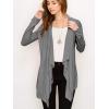 imageLock and Love Womens Drape Front Open Cardigan Long Sleeve Irregular Hem S5XL Plus SizeWsk2105hdg