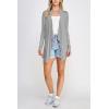 imageLock and Love Womens Drape Front Open Cardigan Long Sleeve Irregular Hem S5XL Plus SizeWsk2105heathergrey