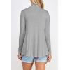 imageLock and Love Womens Drape Front Open Cardigan Long Sleeve Irregular Hem S5XL Plus SizeWsk2105heathergrey
