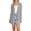 imageLock and Love Womens Drape Front Open Cardigan Long Sleeve Irregular Hem S5XL Plus SizeWsk2105heathergrey