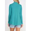 imageLock and Love Womens Drape Front Open Cardigan Long Sleeve Irregular Hem S5XL Plus SizeWsk2105jade