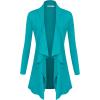 imageLock and Love Womens Drape Front Open Cardigan Long Sleeve Irregular Hem S5XL Plus SizeWsk2105jade