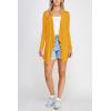 imageLock and Love Womens Drape Front Open Cardigan Long Sleeve Irregular Hem S5XL Plus SizeWsk2105mustard