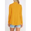 imageLock and Love Womens Drape Front Open Cardigan Long Sleeve Irregular Hem S5XL Plus SizeWsk2105mustard