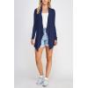 imageLock and Love Womens Drape Front Open Cardigan Long Sleeve Irregular Hem S5XL Plus SizeWsk2105navy