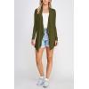 imageLock and Love Womens Drape Front Open Cardigan Long Sleeve Irregular Hem S5XL Plus SizeWsk2105olive