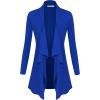 imageLock and Love Womens Drape Front Open Cardigan Long Sleeve Irregular Hem S5XL Plus SizeWsk2105royalbrite