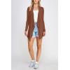 imageLock and Love Womens Drape Front Open Cardigan Long Sleeve Irregular Hem S5XL Plus SizeWsk2105rust