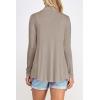 imageLock and Love Womens Drape Front Open Cardigan Long Sleeve Irregular Hem S5XL Plus SizeWsk2105taupe