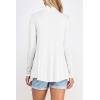 imageLock and Love Womens Drape Front Open Cardigan Long Sleeve Irregular Hem S5XL Plus SizeWsk2105white