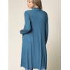 imageLock and Love Womens Long Cardigan  Fall Casual Draped Open Front Lightweight Duster with Long SleevesWsk1048denim