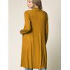 imageLock and Love Womens Long Cardigan  Fall Casual Draped Open Front Lightweight Duster with Long SleevesWsk1048mustard