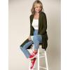 imageLock and Love Womens Long Cardigan  Fall Casual Draped Open Front Lightweight Duster with Long SleevesWsk1048olive