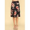 imageLock and Love Womens Solid Ombre Lightweight Flare Midi Pull On Closure Skirt SXXXL Plus SizeWb1105blackfloral