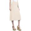 imageLock and Love Womens Solid Ombre Lightweight Flare Midi Pull On Closure Skirt SXXXL Plus SizeWb1105cream