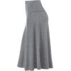 imageLock and Love Womens Solid Ombre Lightweight Flare Midi Pull On Closure Skirt SXXXL Plus SizeWb1105heatherdarkgrey